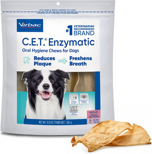 C.E.T. Enzymatic Dental Chews for Medium Dogs 26-50 lbs - Dog Dental Chews & Treats 1