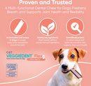 C.E.T. VeggieDent Flex + Joint Health for Extra Small Dogs Under 11 lbs - Dog Dental Care 3