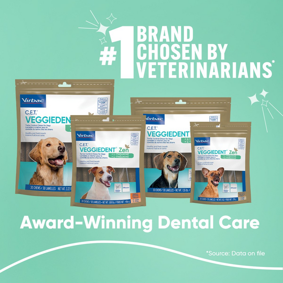 C.E.T. VeggieDent Zen for Large Dogs Over 66 lbs - Dog Dental Care 2
