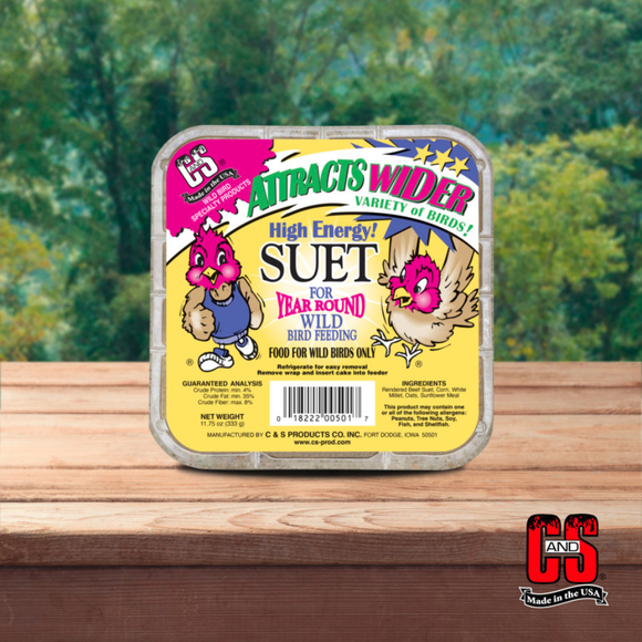 C&S High Energy Suet Treat for Wild Birds (11.75 oz) - Bird Treats 10