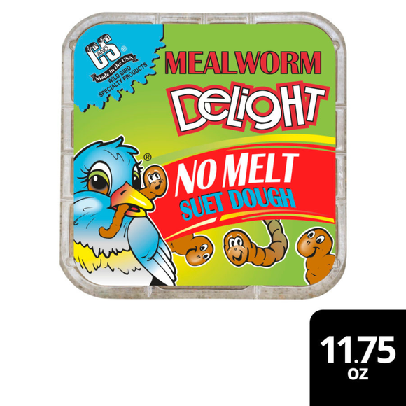 C&S No Melt Suet Dough for Wild Birds (11.75 oz) - Bird Food 21