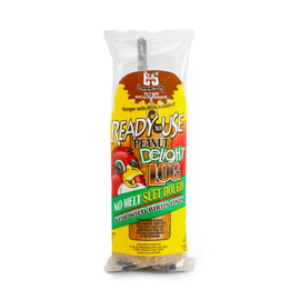 C&S Peanut Delight Ready To Use No Melt Suet Dough Log (1 lb) - 1 Pack - Bird Food 1