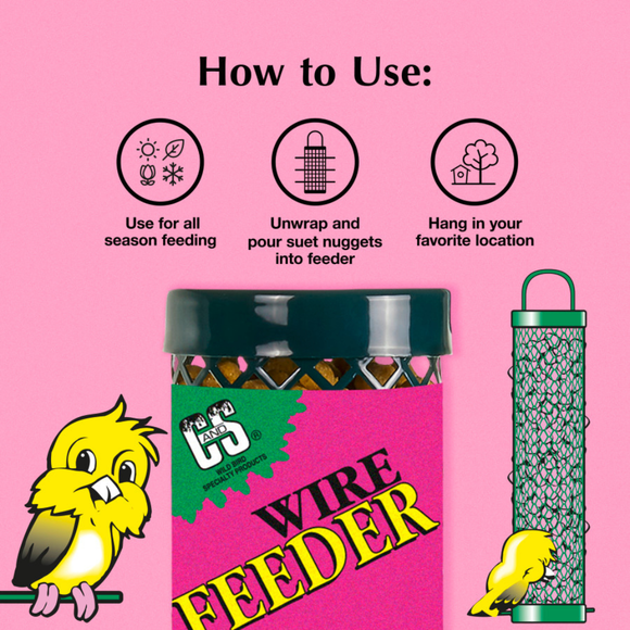 C&S Suet Nugget Feeder - Bird Food 5