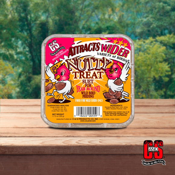 C&S Suet Treat for Wild Birds 12 pack - Bird Treats 16