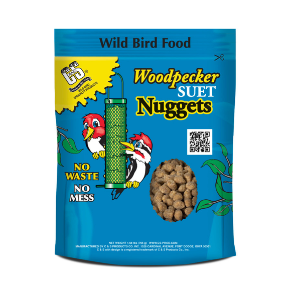 C&S Woodpecker Suet Nuggets Wild Bird Food (27 oz) - Bird Food 7