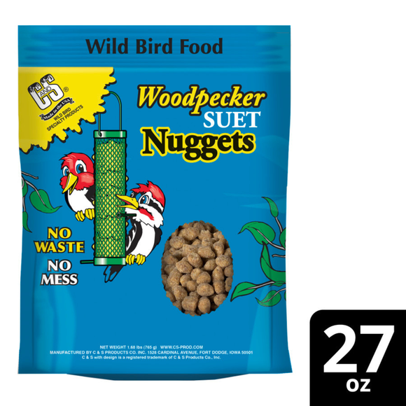 C&S Woodpecker Suet Nuggets Wild Bird Food (27 oz) - Bird Food 8