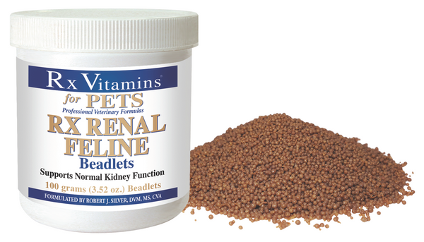 Rx Vitamins Rx Renal Feline Beadlets Kidney Support for Cats (3.52 oz)