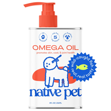 Native Pet Omega 3 Fish Oil Skin & Coat Health Support for Dogs