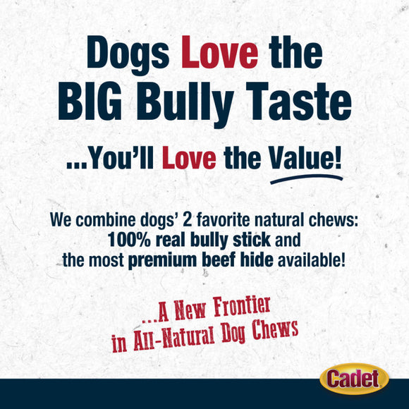 Cadet Bully Hide Sticks All-Natural Chews For Dog (Small)