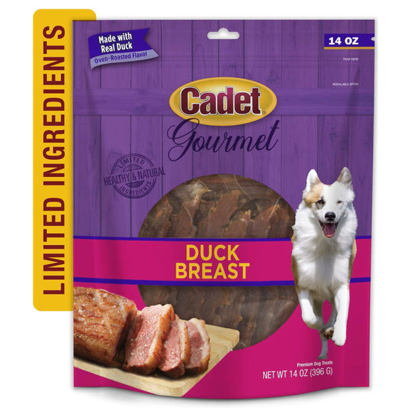 Cadet Gourmet Duck Breast Treats for Dogs - 14-oz - Dog Treats 12