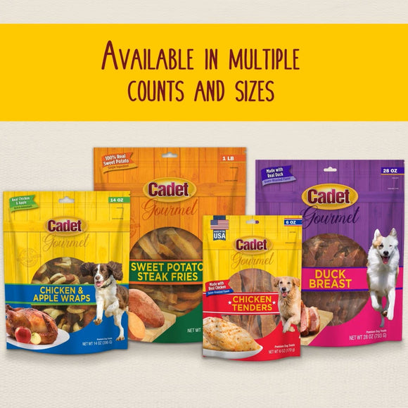 Cadet Gourmet Sweet Potato & Duck Wrapped Treats For Dog