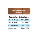 Cadet Natural Pig Ears for Dogs (12 ct) - Dog Treats 10