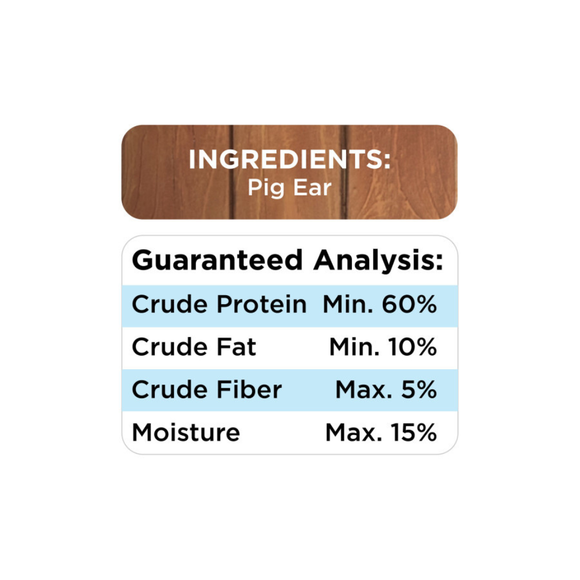 Cadet Natural Pig Ears for Dogs (12 ct) - Dog Treats 10