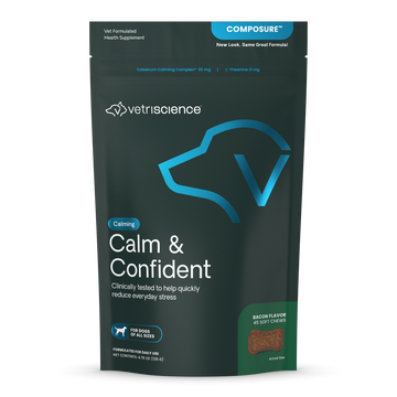 Calm & Confident Chews Bacon Flavor for Dogs