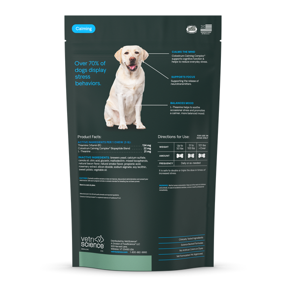 Calm & Confident Chews Bacon Flavor for Dogs - Dog Supplements & Vitamins 11