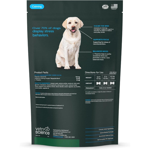 Calm & Confident Chews Bacon Flavor for Dogs - Dog Supplements & Vitamins 15