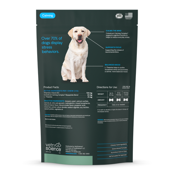 Calm & Confident Chews Bacon Flavor for Dogs - Dog Supplements & Vitamins 13