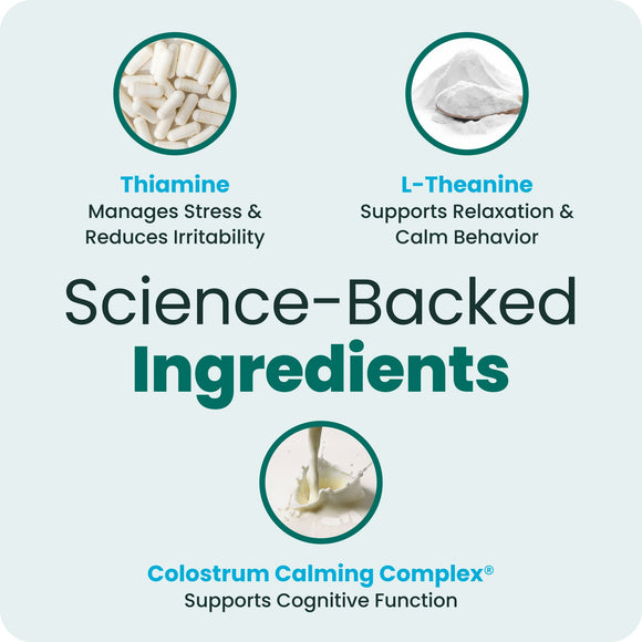 Calm & Confident Chews Bacon Flavor for Dogs - Dog Supplements & Vitamins 10