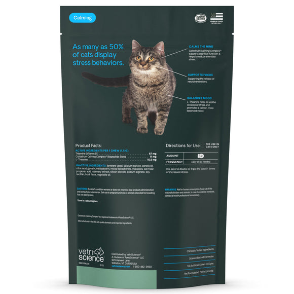 Calm & Confident chews for Cats Trout Flavor