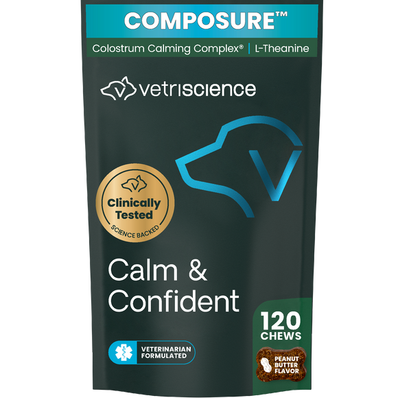 Calm & Confident Chews for Dogs Peanut Butter Flavor - 120 soft chews - Dog Supplements & Vitamins 14