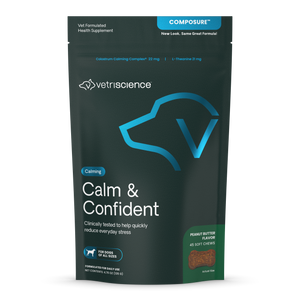 Calm & Confident Chews for Dogs Peanut Butter Flavor - 45 soft chews - Dog Supplements & Vitamins 1