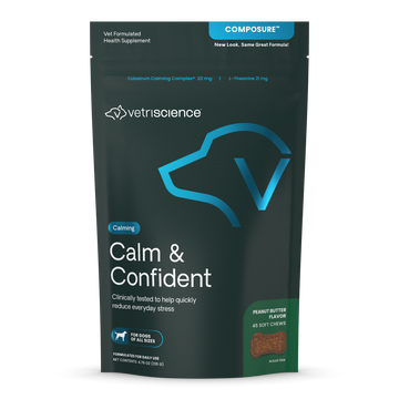 Calm & Confident Chews for Dogs Peanut Butter Flavor