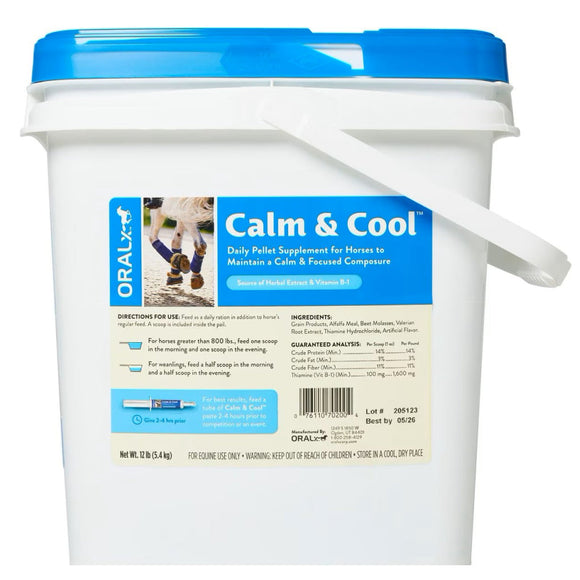 Calm & Cool Pellets for Horses (12 lb)