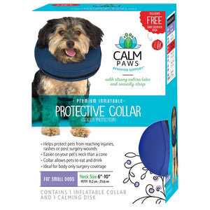 Calm Paws Inflatable Protective Collar for Dogs & Cats - Small - Dog Calming & Anxiety Aids 2