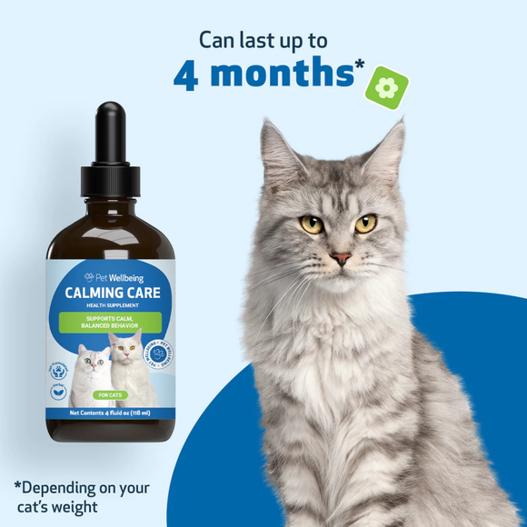 Calming Care Anxious Behavior for Cat (2 oz) - Cat Health Care & Wellness 12