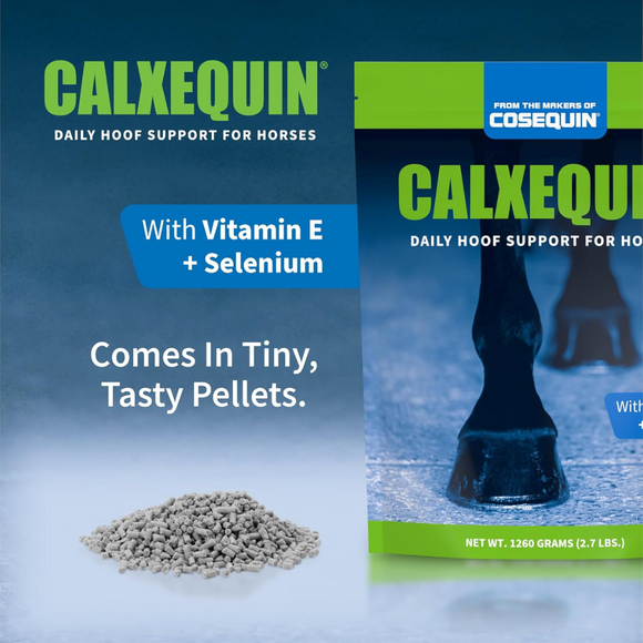 Cosequin Calxequin Daily Hoof Support Pellets for Horses - Comes in Tasty and Tiny Pellets