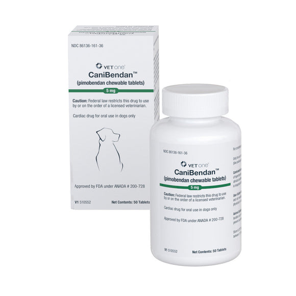 CaniBendan (Pimobendan) Chewable Tablets for Dogs - 5-mg / 50 - Pet Medicine 3