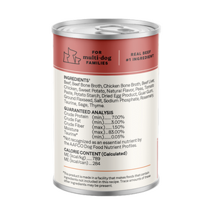 Canidae All Life Stages Wet Dog Food, Chunky Stew Toppers, Beef & Vegetable Recipe, 12.7 oz.