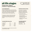 Canidae All Life Stages Wet Dog Food, Chunky Stew Toppers, Chicken & Vegetable Recipe, 12.7 oz.