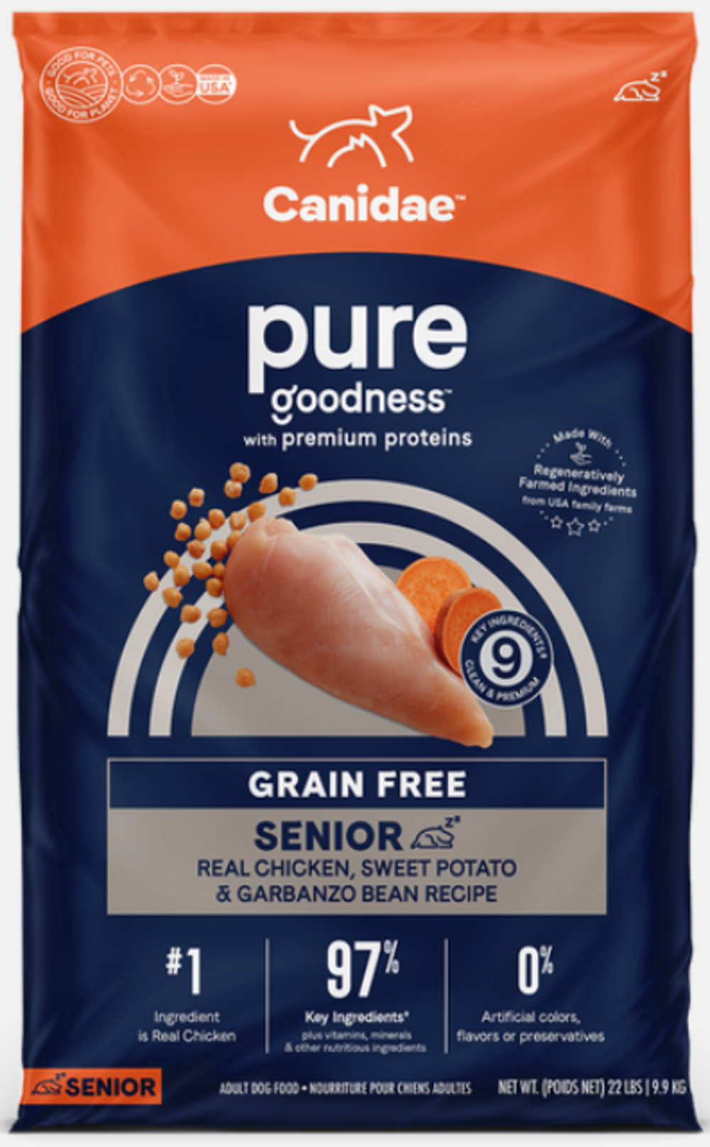Canidae Pure Goodness SENIOR Real Chicken Sweet Potato