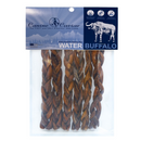 Canine Caviar Water Buffalo Braided Bully Stix Dog Treats 6’’ (6 pack) - Dog Dental Chews & Treats 1