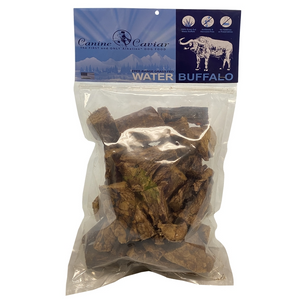 Canine Caviar Water Buffalo Lung Dog Jerky Treats - 8-oz - Soft & Chewy Dog Treats 1
