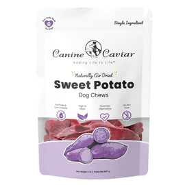 Canine Cavier Dried Purple Sweet Potato Dog Treats - 2-lb - Soft & Chewy Dog Treats 1