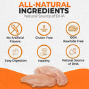 Canine Naturals Hide Free PUPPY Chicken Recipe Rolls Treats (2 Large Rolls) For Dog