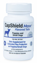 CapShield Maxx Flea Protection Flavored Tablets for Dogs - 2-10 lbs (6 tabs) - Flea & Tick 1