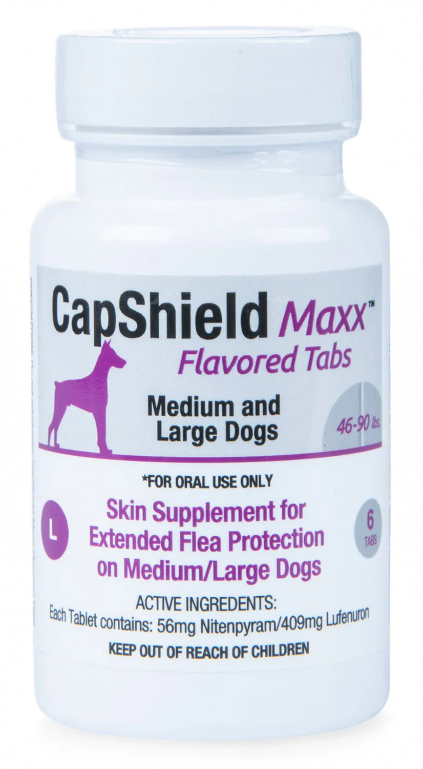 CapShield Maxx Flea Protection Monthly Control Tablets Dogs