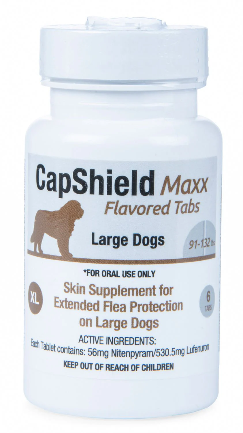 CapShield Maxx Flea Protection Monthly Control Tablets Dogs