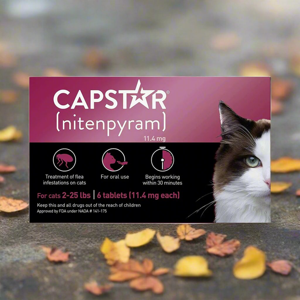 Capstar Oral Flea Treatment for Cats 2-25 lbs (6 Doses)