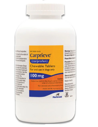 Carprieve 100mg Chewable Tablets