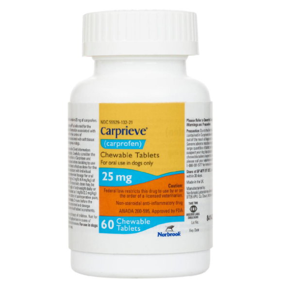 Carprieve 25mg Chewable Tablets