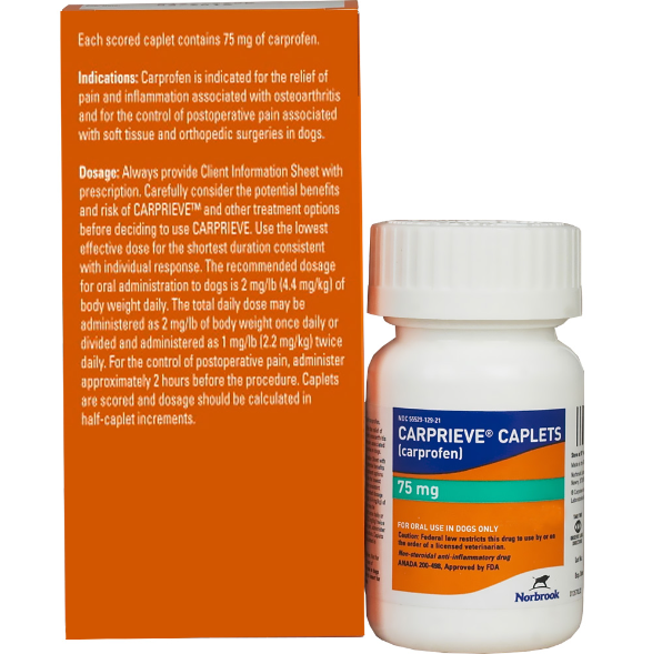 Carprieve 75mg Caplets