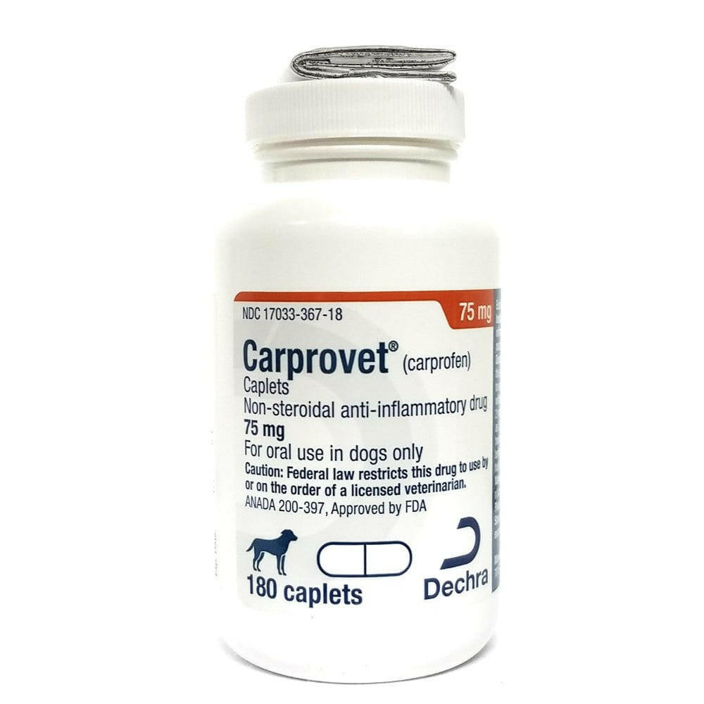 Dechra Carprovet Carprofen Caplets for Dogs, 75mg