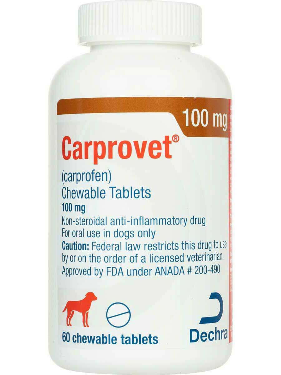 Dechra Carprovet Carprofen Chewable Tablets for Dogs, 100mg