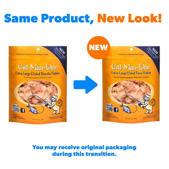 Cat-Man-Doo Extra Large Bonito Flakes Treats For Cats & Dogs