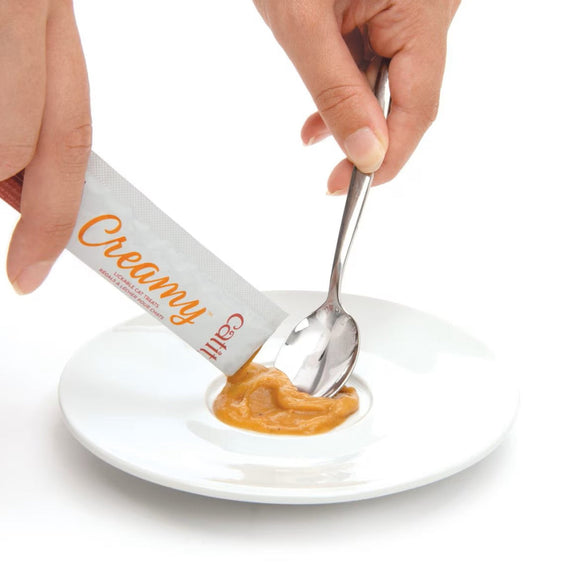 Catit Creamy Chicken & Shrimp Flavor Lickable Treats For Cat