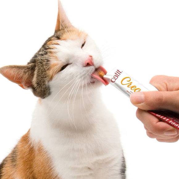 Catit Creamy Chicken & Shrimp Flavor Lickable Treats For Cat